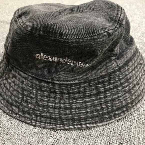 Alexander Wang DENIM BUCKET HAT WITH LOGO main image 2